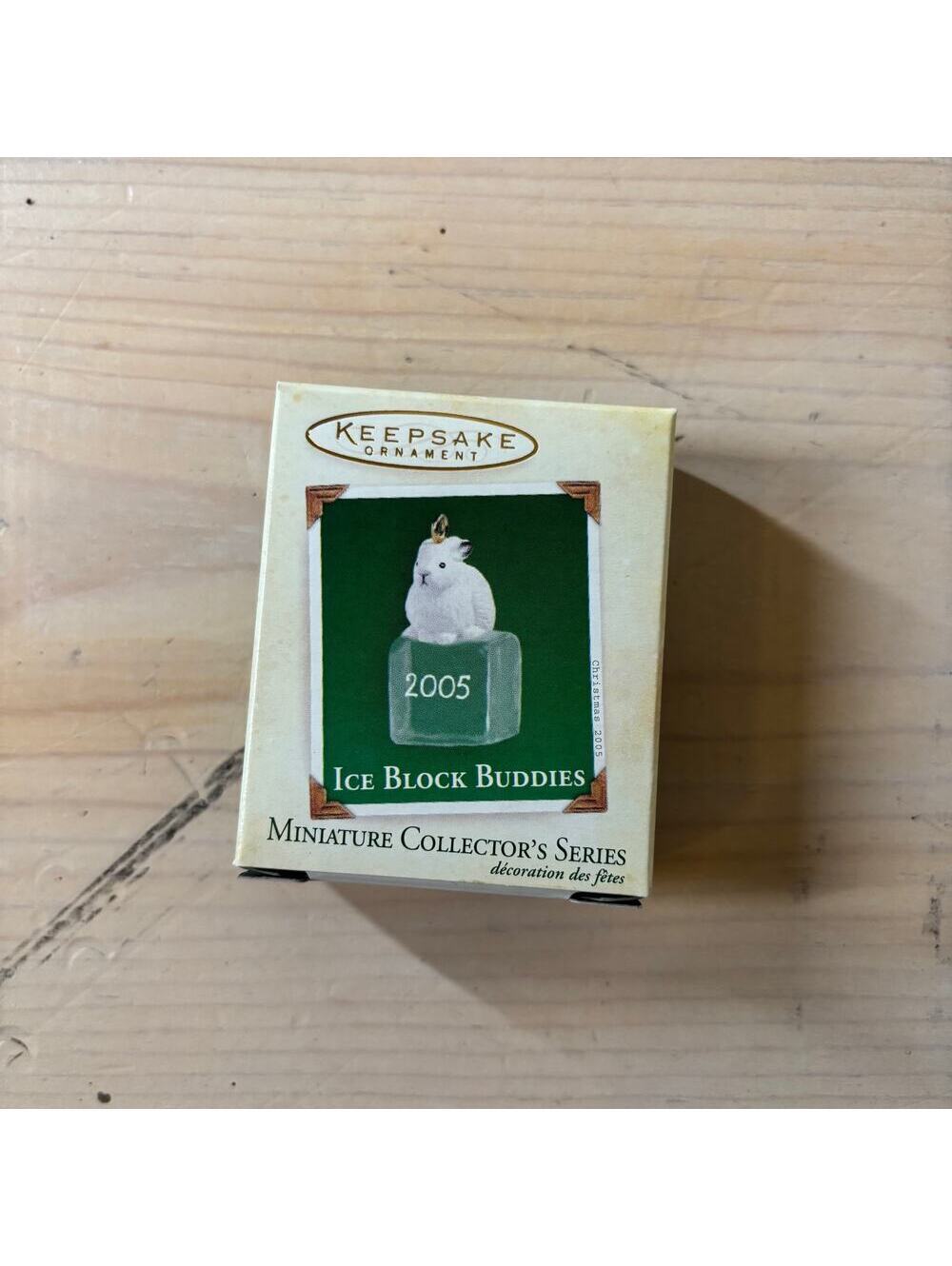 Hallmark Keepsake Ornament NIB Ice Block Buddies 2005 Minature Collectors Series